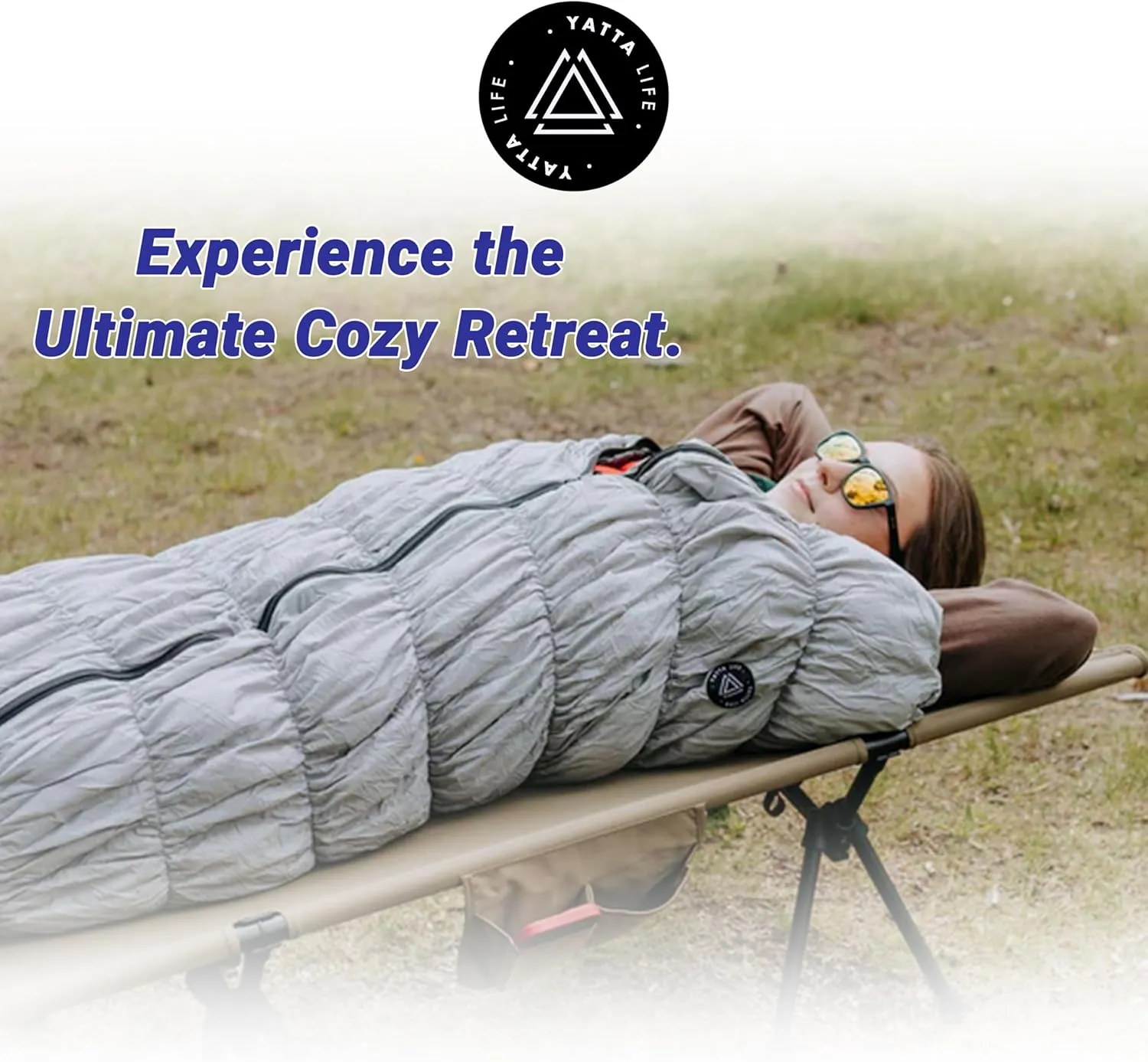 0℃ to -17℃ Goose Down Mummy Sleeping Bag for Adults&Kids | 3-4 Seasons Warm Cold Weather Lightweight, Waterproof with Compression Sack | Indoor & Outdoor, Camping, Backpacking, Camp Bedding, Hiking