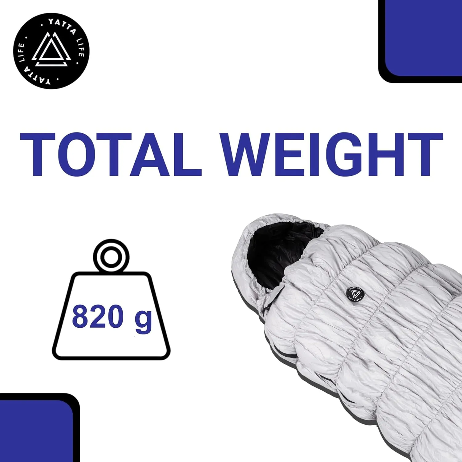 0℃ to -17℃ Goose Down Mummy Sleeping Bag for Adults&Kids | 3-4 Seasons Warm Cold Weather Lightweight, Waterproof with Compression Sack | Indoor & Outdoor, Camping, Backpacking, Camp Bedding, Hiking