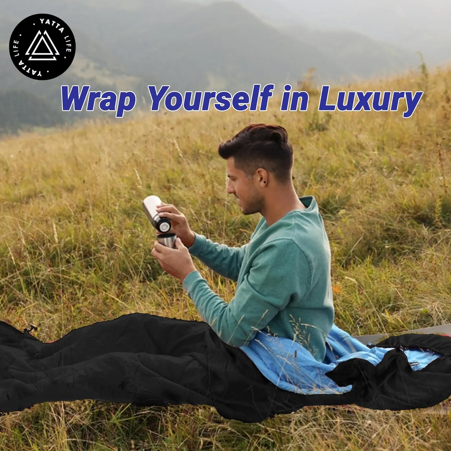 0℃ to -17℃ Goose Down Mummy Sleeping Bag for Adults&Kids | 3-4 Seasons Warm Cold Weather Lightweight, Waterproof with Compression Sack | Indoor & Outdoor, Camping, Backpacking, Camp Bedding, Hiking