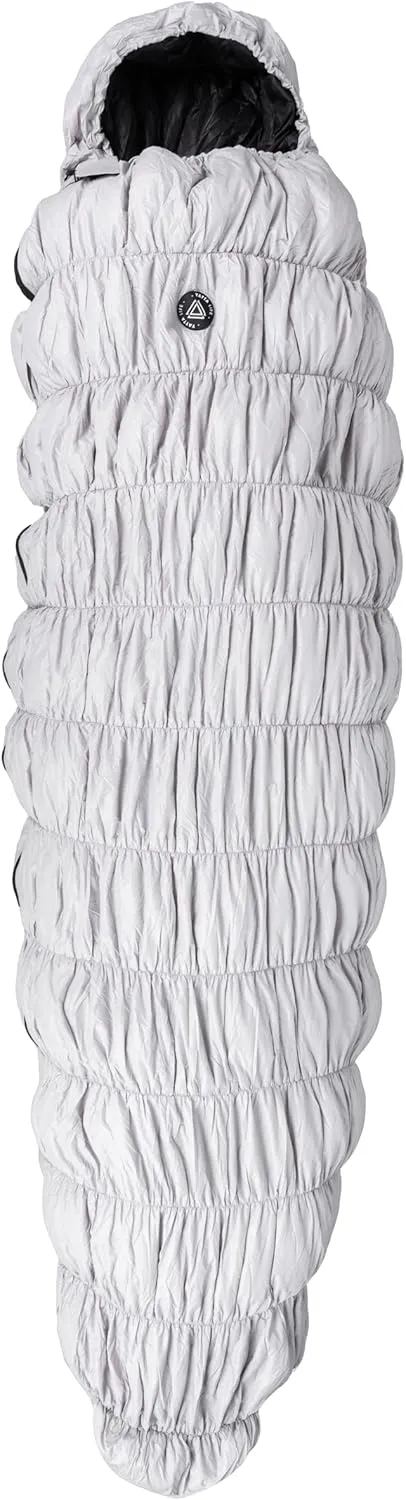 0℃ to -17℃ Goose Down Mummy Sleeping Bag for Adults&Kids | 3-4 Seasons Warm Cold Weather Lightweight, Waterproof with Compression Sack | Indoor & Outdoor, Camping, Backpacking, Camp Bedding, Hiking