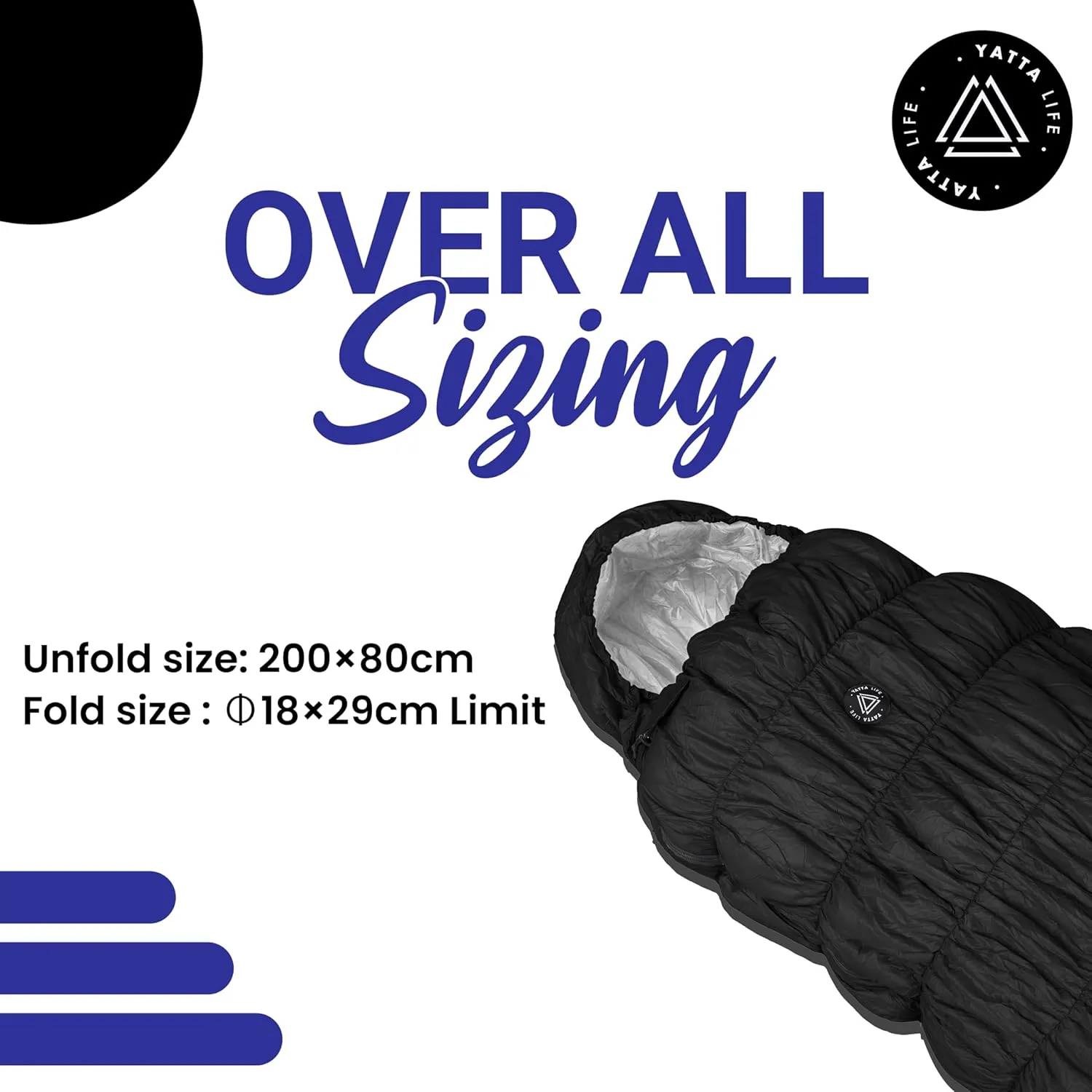 0℃ to -17℃ Goose Down Mummy Sleeping Bag for Adults&Kids | 3-4 Seasons Warm Cold Weather Lightweight, Waterproof with Compression Sack | Indoor & Outdoor, Camping, Backpacking, Camp Bedding, Hiking