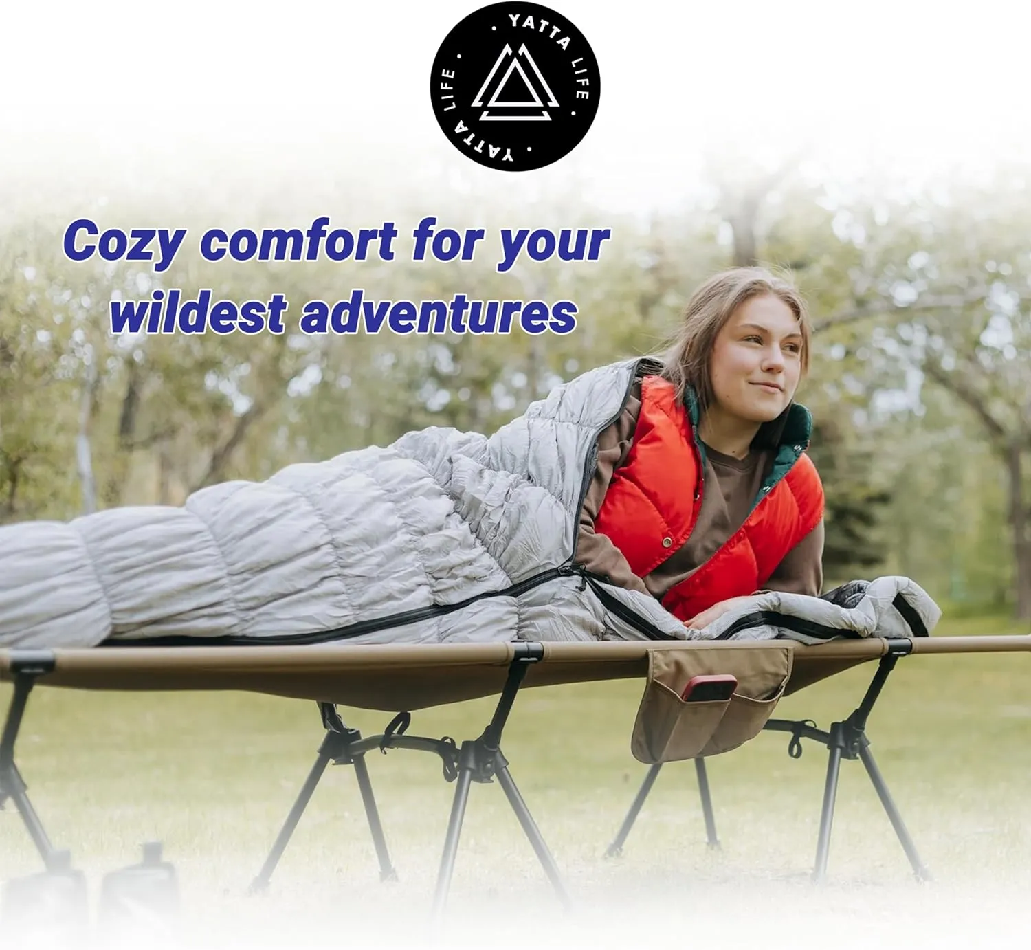0℃ to -17℃ Goose Down Mummy Sleeping Bag for Adults&Kids | 3-4 Seasons Warm Cold Weather Lightweight, Waterproof with Compression Sack | Indoor & Outdoor, Camping, Backpacking, Camp Bedding, Hiking