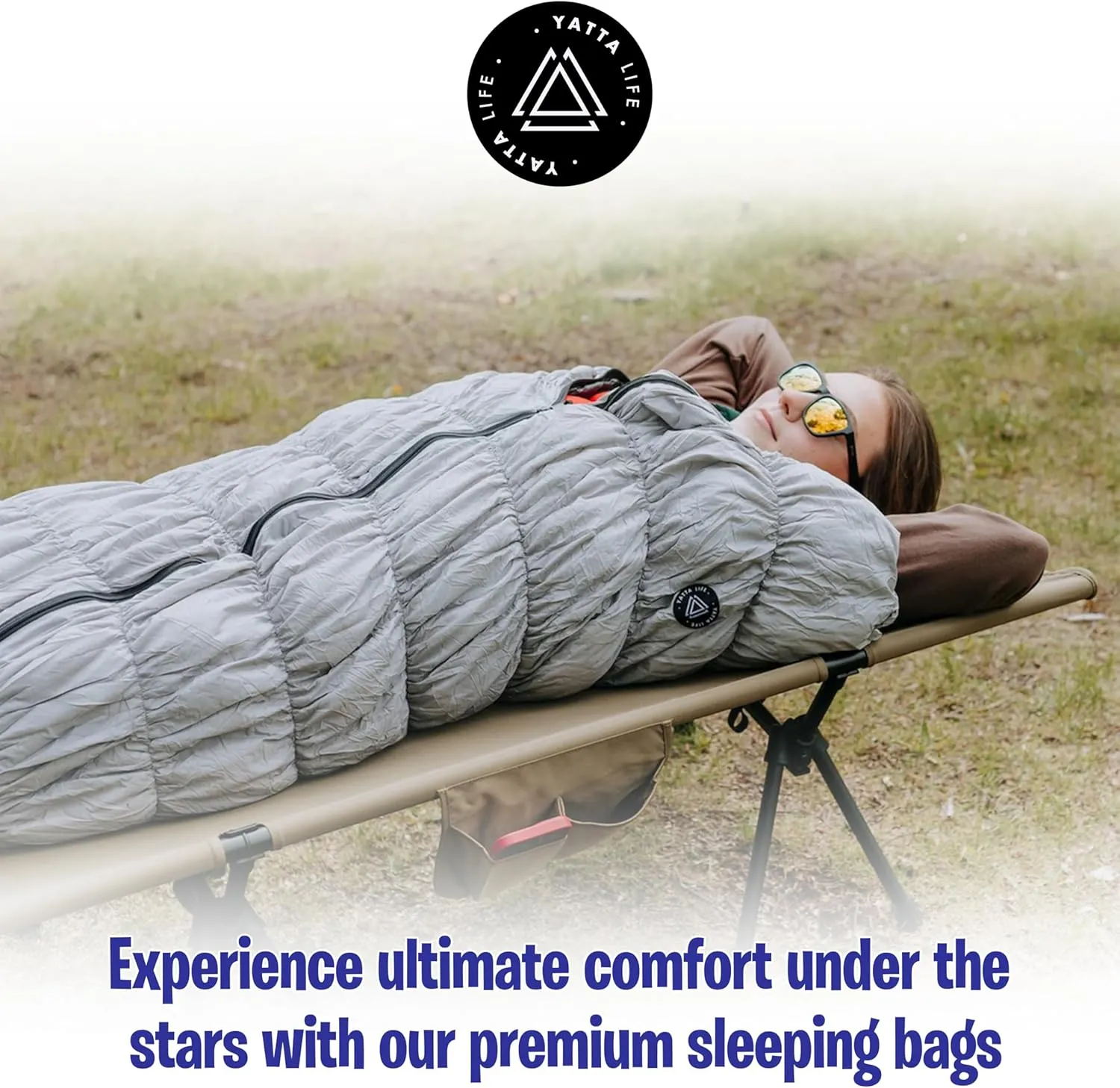 0℃ to -17℃ Goose Down Mummy Sleeping Bag for Adults&Kids | 3-4 Seasons Warm Cold Weather Lightweight, Waterproof with Compression Sack | Indoor & Outdoor, Camping, Backpacking, Camp Bedding, Hiking