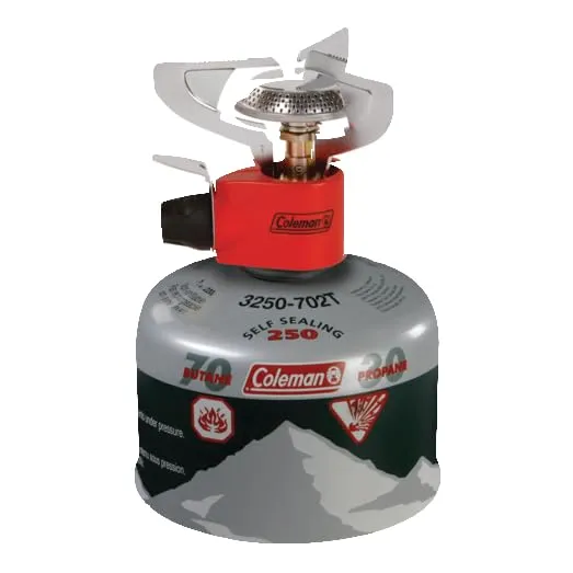 1-Burner Backpacking Stove, Portable Lightweight Camp Stove