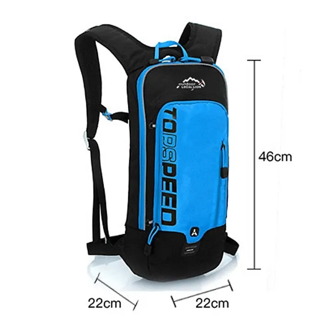 10 L Cycling Backpack Waterproof Dry Bag Large Capacity Waterproof Lightweight Bike Bag Polyester Nylon Bicycle Bag Cycle Bag Hiking Bike / Bicycle Travel / Reflective Strips