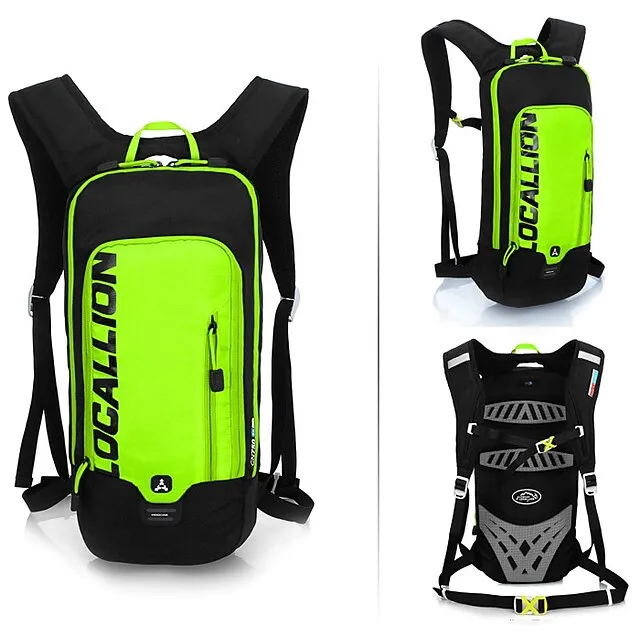 10 L Cycling Backpack Waterproof Dry Bag Large Capacity Waterproof Lightweight Bike Bag Polyester Nylon Bicycle Bag Cycle Bag Hiking Bike / Bicycle Travel / Reflective Strips