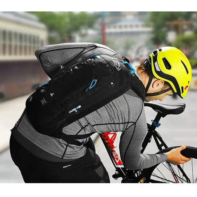 10 L Cycling Backpack Waterproof Dry Bag Large Capacity Waterproof Lightweight Bike Bag Polyester Nylon Bicycle Bag Cycle Bag Hiking Bike / Bicycle Travel / Reflective Strips