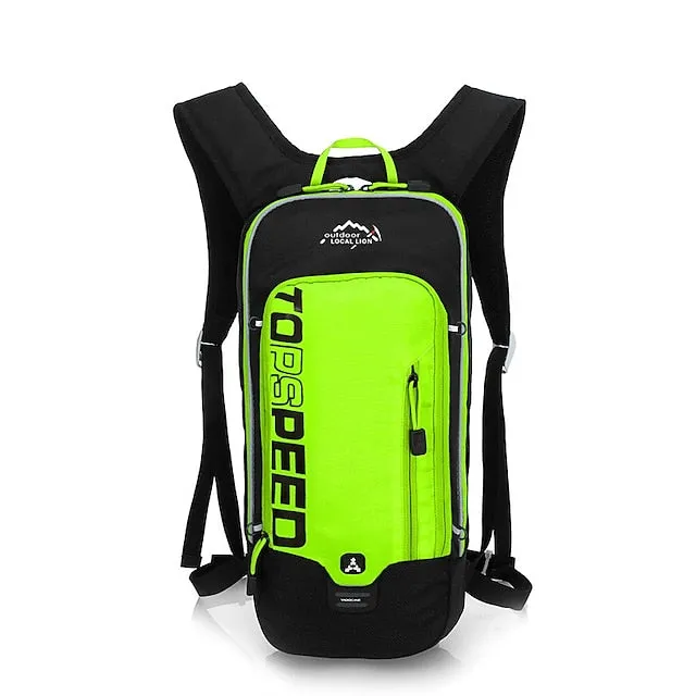 10 L Cycling Backpack Waterproof Dry Bag Large Capacity Waterproof Lightweight Bike Bag Polyester Nylon Bicycle Bag Cycle Bag Hiking Bike / Bicycle Travel / Reflective Strips