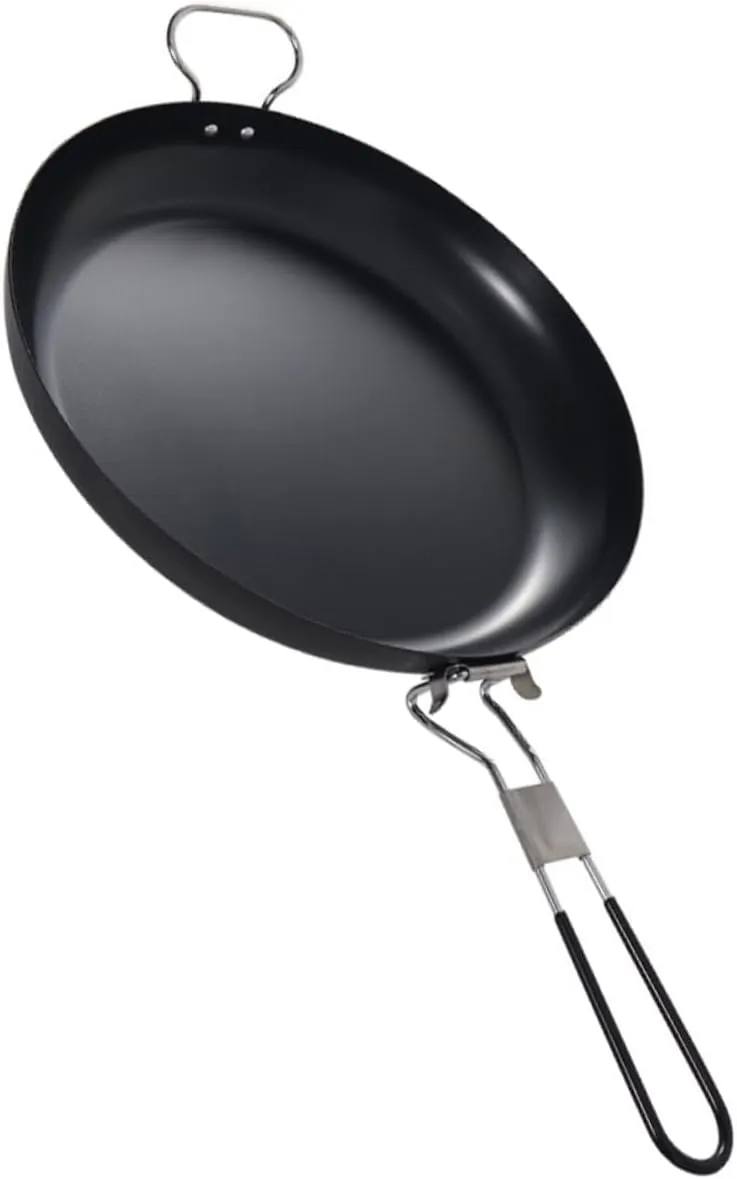 1pc Camping Pan Portable Camping Gas Stove Dishes Cookware Camp Stoves Oven Unit Kitchen Nonstick Frying Pan Skillet Camping Stove Boiler Nonstick Pan Cooking Pan Iron