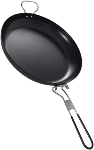 1pc Camping Pan Portable Camping Gas Stove Dishes Cookware Camp Stoves Oven Unit Kitchen Nonstick Frying Pan Skillet Camping Stove Boiler Nonstick Pan Cooking Pan Iron