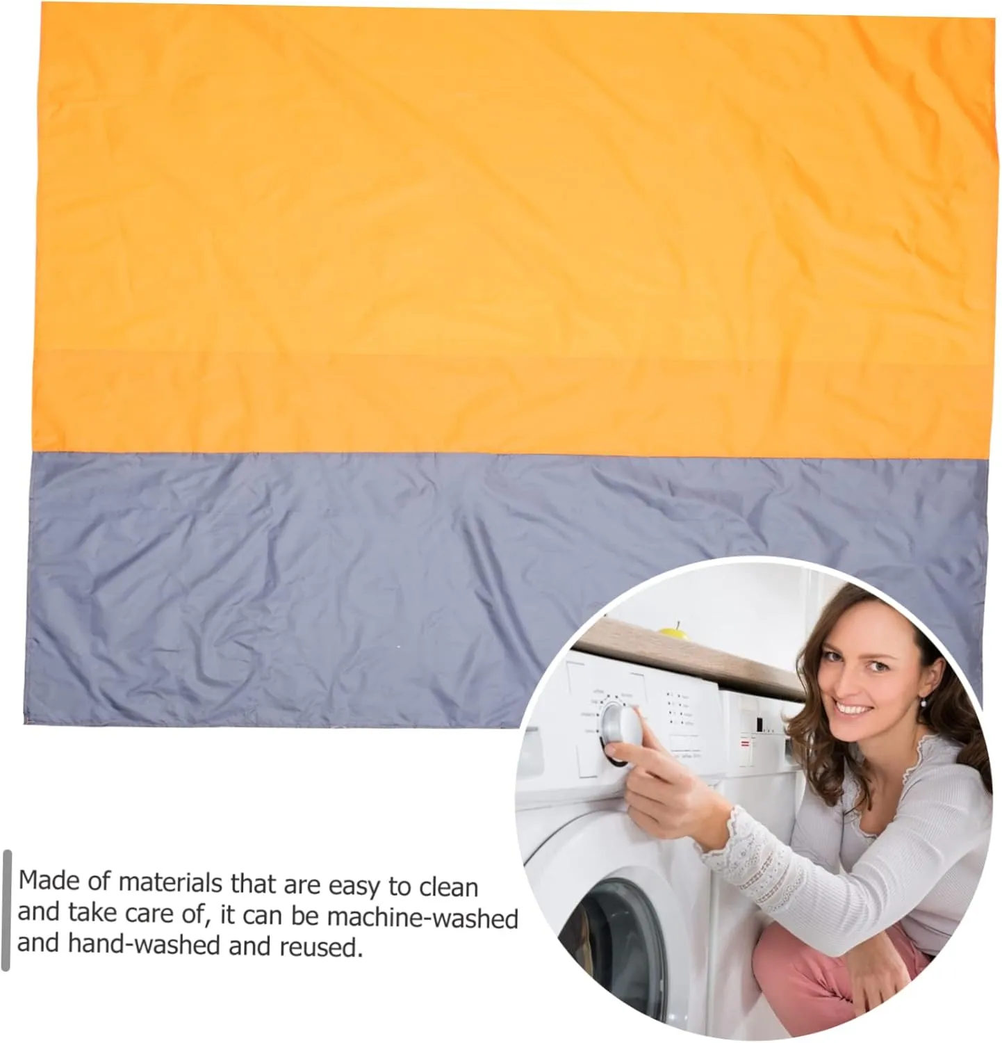 1pc Portable Picnic Blanket Lightweight Beach Mat for Camping Outdoor and to Clean Design for Beach Park and Outdoor Activities