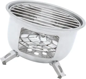 1Set Portable Camping Grill Bbq Stove for Outdoor Cooking Lightweight Design for Camping Picnics and Backyard Gatherings Durable and Resistant