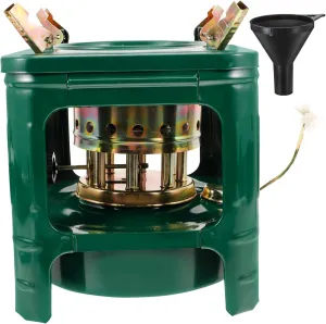 1Set Portable Kerosene Heater Stove Compact Kerosene Equipment for Outdoor Cooking Heating Durable Material High Temperature Resistance for Camping Bonfire