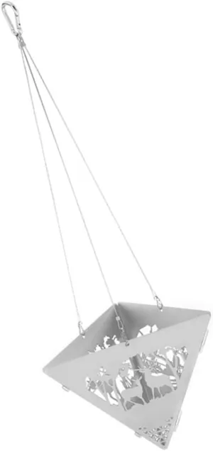 1Set Triangle Hanging Barbecue Stove Portable Detachable Stainless Steel Campfire Grill for Outdoor Cooking and Gatherings