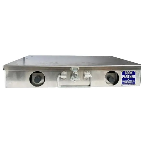 2-Burner Camp Stove with Windscreen