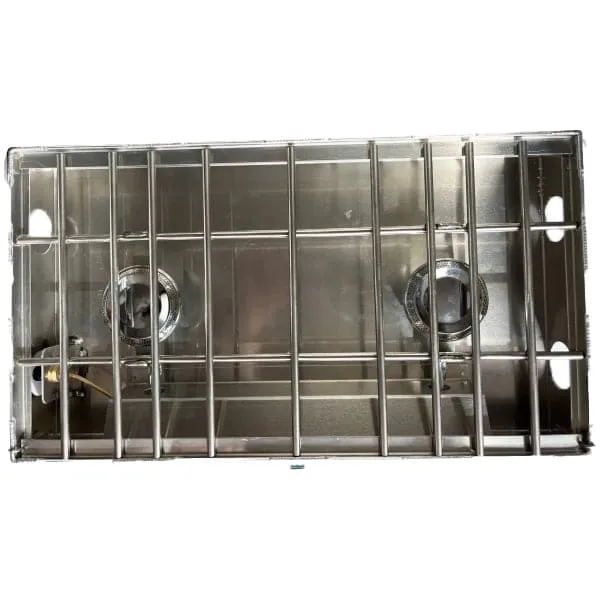 2-Burner Camp Stove with Windscreen