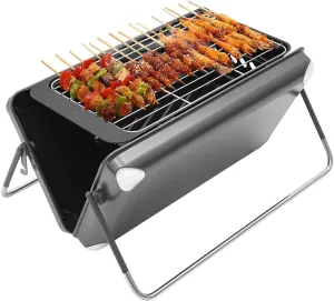 2-in-1 Portable Camping Stove Propane Grill Tabletop Camp Stove with Adjustable Burners for Outdoor Camping Tailgating Grilling BBQ