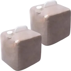 2 Pack Extra Thick Swimming Pool Ladder Weights- Foldable Pool Step Sandbag -Fillable Anchor Bag Container for Ground Pool Entry System(Without Sand)