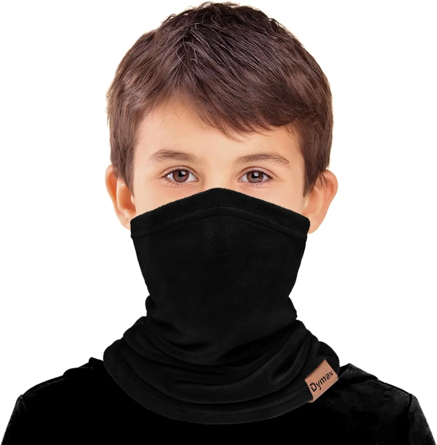 2 PCS Kids Neck Warmer Gaiter Winter Fleece Neck Cover Balaclava Windproof Face Cover Mask for Ski Motorcycle