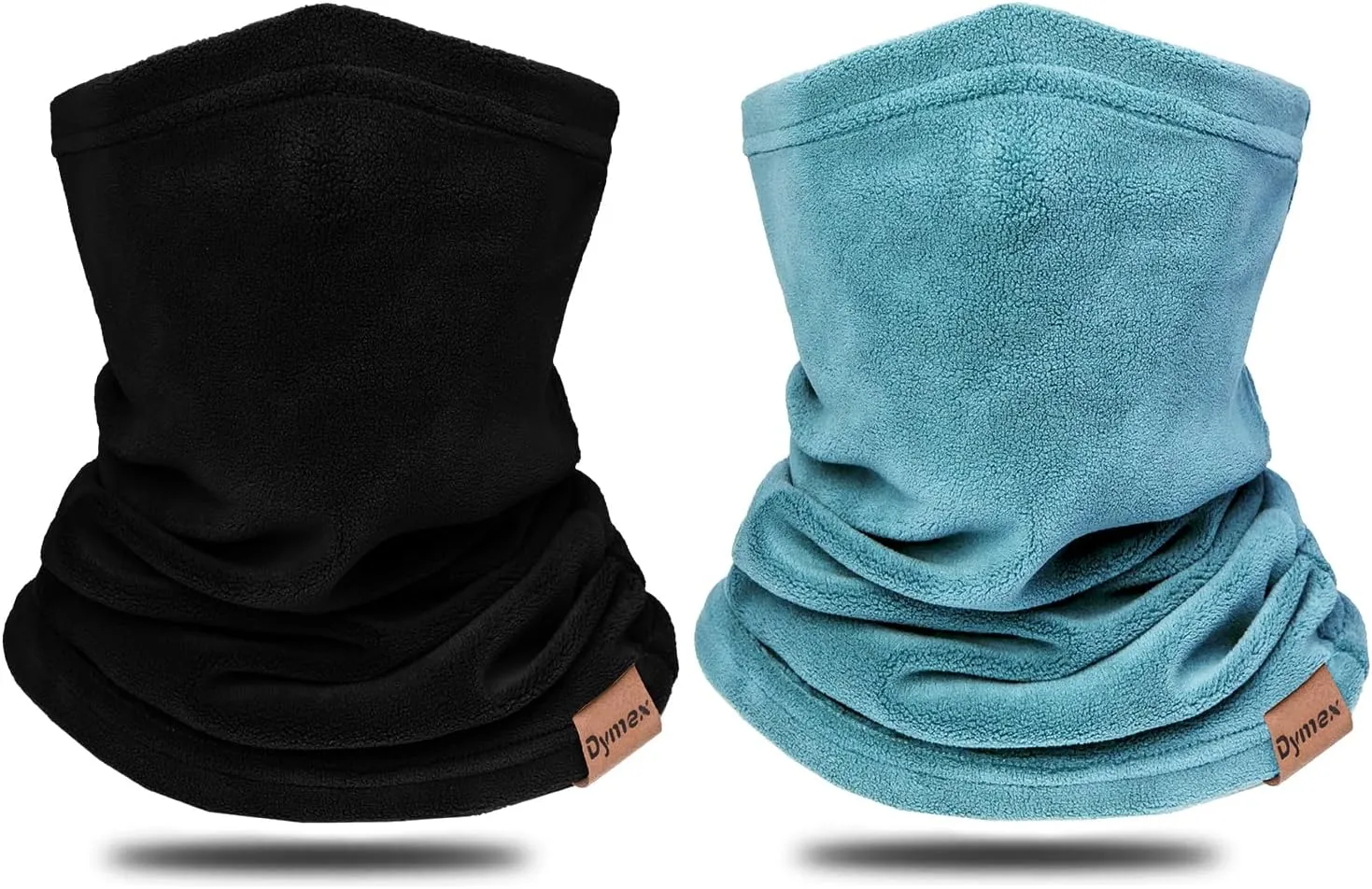 2 PCS Kids Neck Warmer Gaiter Winter Fleece Neck Cover Balaclava Windproof Face Cover Mask for Ski Motorcycle