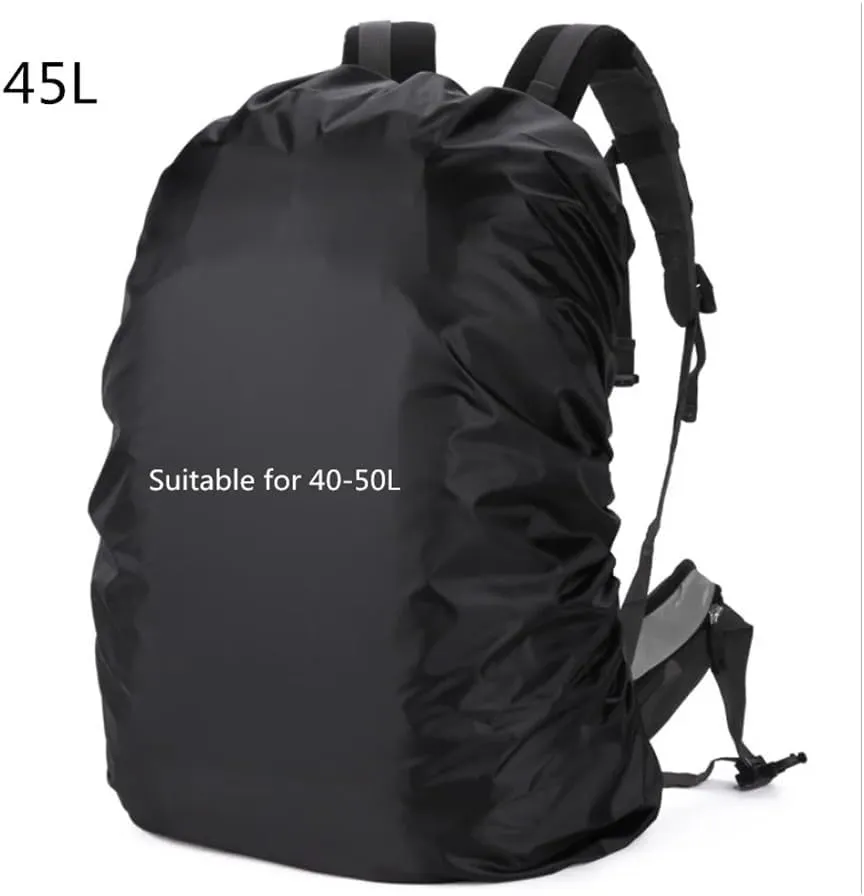 20-80L Waterproof Backpack Shoulder Bag Small Large Cover Portable Ultralight Sun Rain Protect for Outdoors Hiking Bag