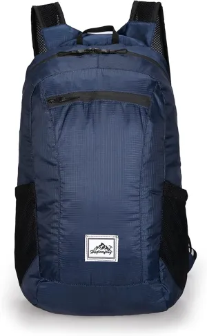 20L Foldable Backpack,Waterproof Packable Ultra Lightweight Hiking Backpack,For Men Women Travel Camping Outdoor Backpack-Navy blue