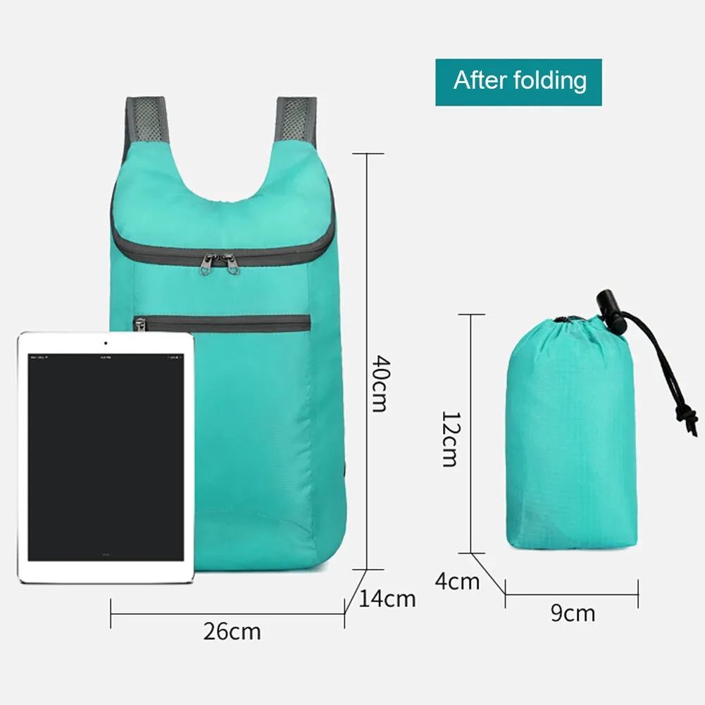 20L Lightweight Foldable Sports Backpack Waterproof Outdoor Backpack Camping Daypack for Outdoor Camping Picnic