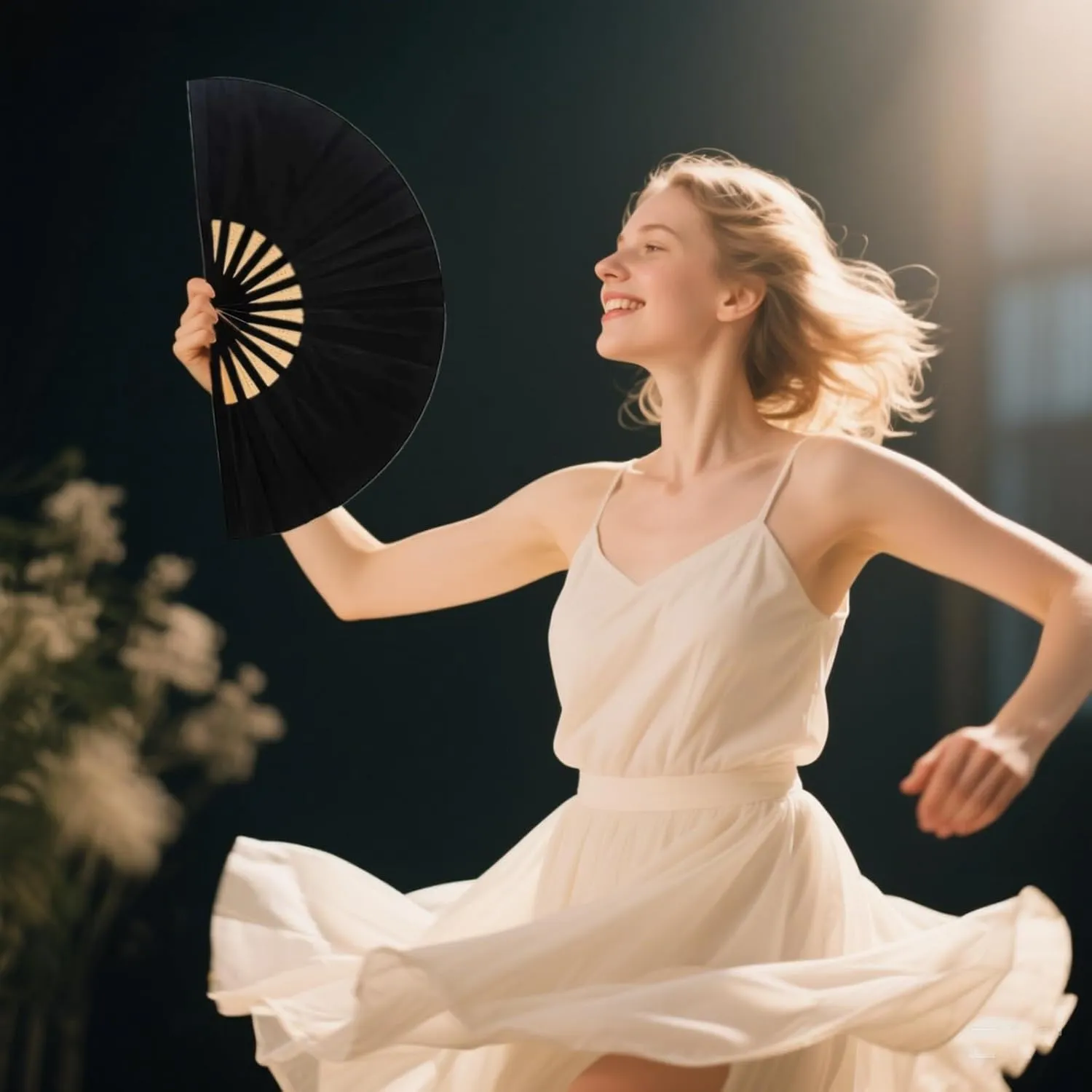 2/4/8/12/20pcs Folding Clack Hand Fans for Line Dancing Tai Chi, Handheld Fan for women foldable,Boots On The Ground Fan