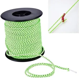 2.5mm Diameter Reflective String Windproof Tent Rope Line Camping Rope Reflective Tent Ropes, Length: 50m