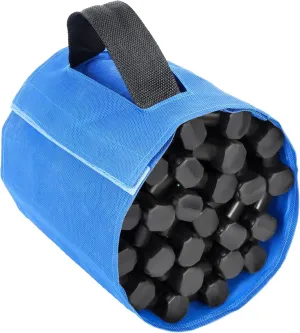 2Pcs Snow Tire Traction Mat with Portable Handle Bag, Off Road Vehicle Tire Recovery Traction Pad, SUV Truck Van Emergency Tire Traction Rubber Ladder for Snow, Ice, Mud, and Sand Black 100cm