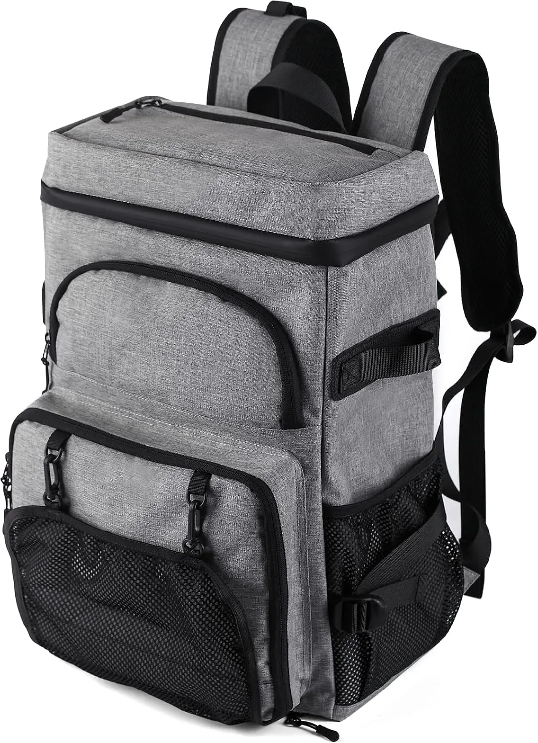 30/42 Cans Cooler Backpack, Waterproof Cooler Bag with Bottle Opener for Picnic, Camping, Beach, Hiking, Travel, and Shopping