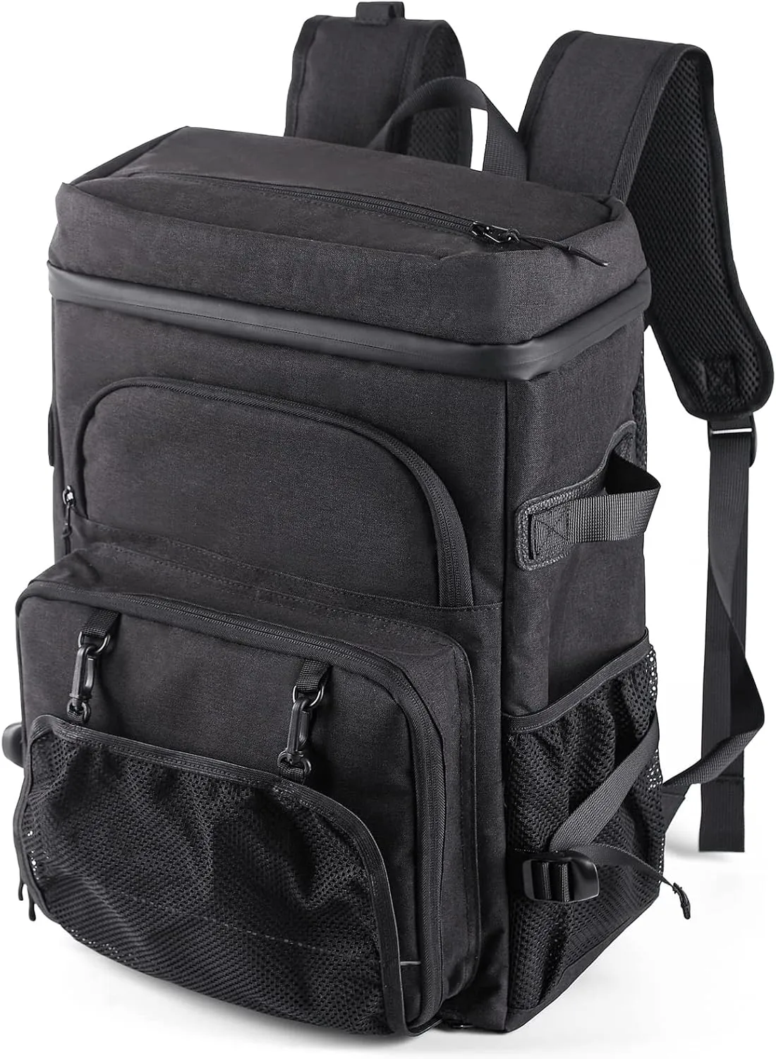 30/42 Cans Cooler Backpack, Waterproof Cooler Bag with Bottle Opener for Picnic, Camping, Beach, Hiking, Travel, and Shopping