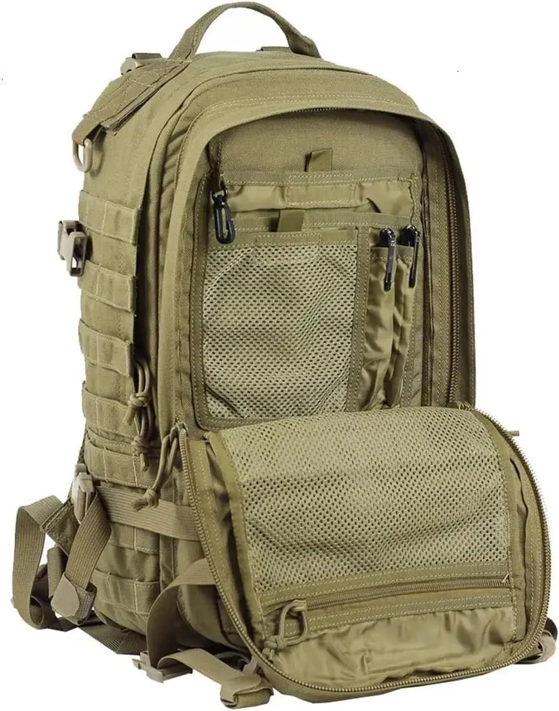 30L 1000D Nylon Waterproof Trekking Fishing Climbing Backpack Outdoor Rucksacks Tactical Sports Camping Hiking Bag(Green)