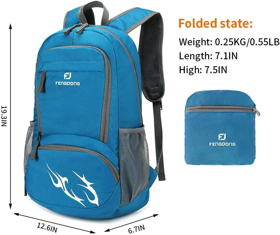 35L Lightweight Foldable Waterproof Packable Travel Small Hiking Backpack Daypack for men women