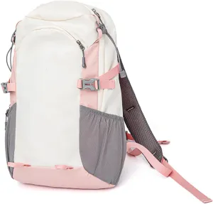 36-55L Large Capacity Hiking Backpack Waterproof Travel Bag Ergonomic Design Multi Functional Computer Bag for Camping,Travel (Pink)