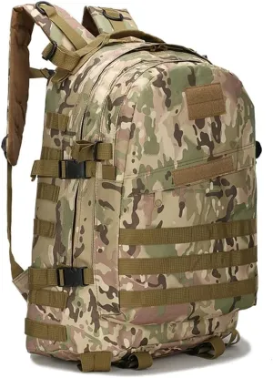 36-55L Military MOLLE Backpack for Men and Women Rucksack Tactical Assault Pack Bag for Hunting Camping Trekking (CP)