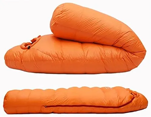 4 Seasons Camping Goose Down Sleeping Bag, Mummy Down Sleeping Bag, Soft Touch, Compression Stuff Sack