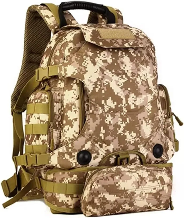 40L Backpack Three-in- Multifunctional Backpack Cycling Mountaineering Bag Travel Hiking Bag(E)