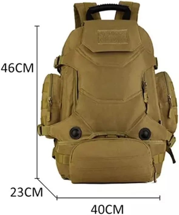 40L Backpack Three-in- Multifunctional Backpack Cycling Mountaineering Bag Travel Hiking Bag(E)