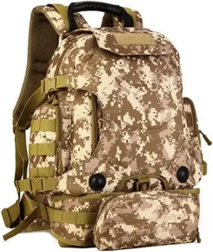 40L Backpack Three-in- Multifunctional Backpack Cycling Mountaineering Bag Travel Hiking Bag(E)