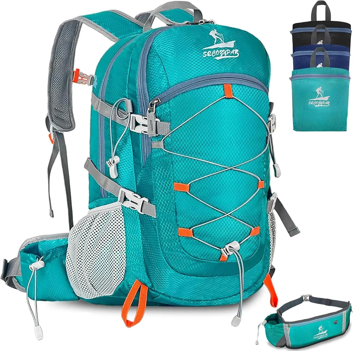 40l Hiking Backpack Camping Back pack Water Resistant Daypack Packable foldable Outdoor Mountaineering Backpacks for Women Men