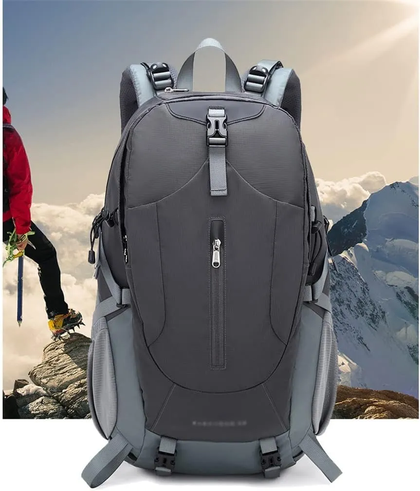 40L Hiking Backpack Outdoor Mountaineering Bag Large Capacity Travel Sports Backpack(C)