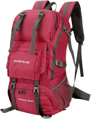 40L Hiking Backpack, Water Resistant Backpacking Camping Backpack for Women Men
