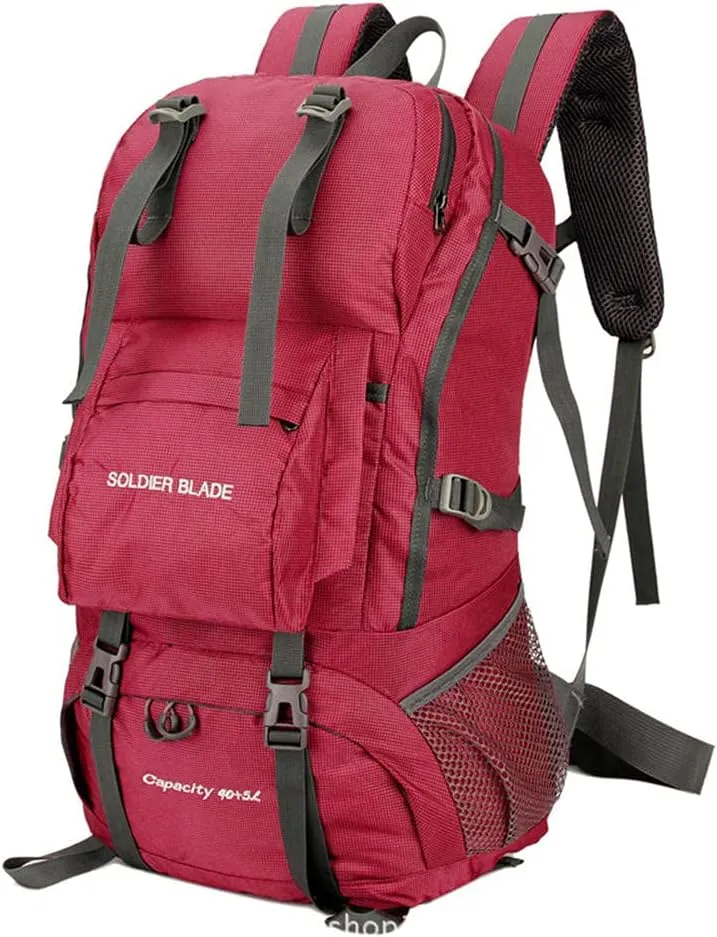 40L Hiking Backpack, Water Resistant Backpacking Camping Backpack for Women Men