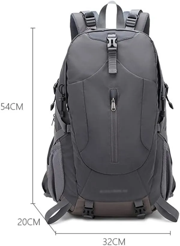 40L Mountaineering Backpack Multi Pocket Outdoor Camping Bag Travel Mountaineering Bag(C)