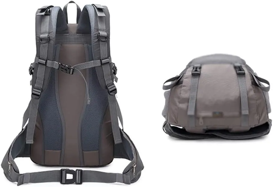 40L Mountaineering Backpack Multi Pocket Outdoor Camping Bag Travel Mountaineering Bag(C)
