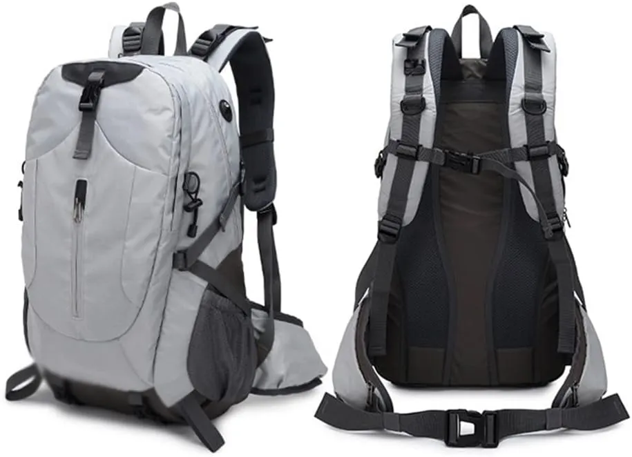 40L Mountaineering Backpack Multi Pocket Outdoor Camping Bag Travel Mountaineering Bag(C)