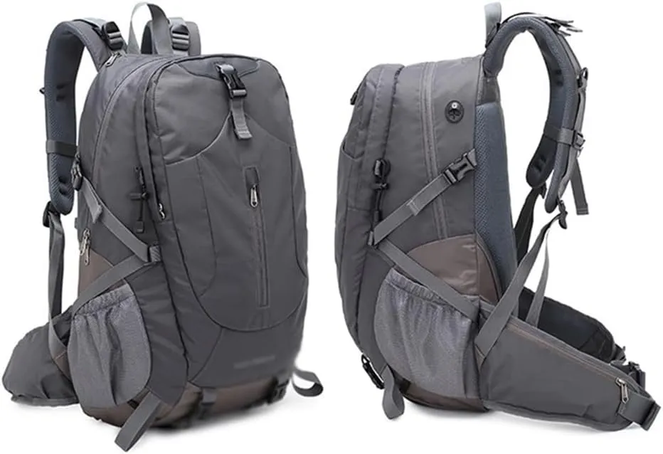 40L Mountaineering Backpack Multi Pocket Outdoor Camping Bag Travel Mountaineering Bag(C)