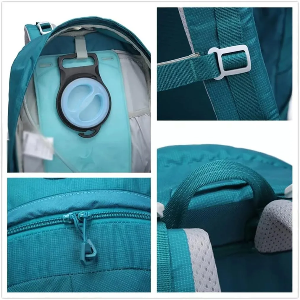 40L Outdoor Backpack Mountaineering Hiking Backpack Mountaineering Hiking Bag Sports Backpack(D)