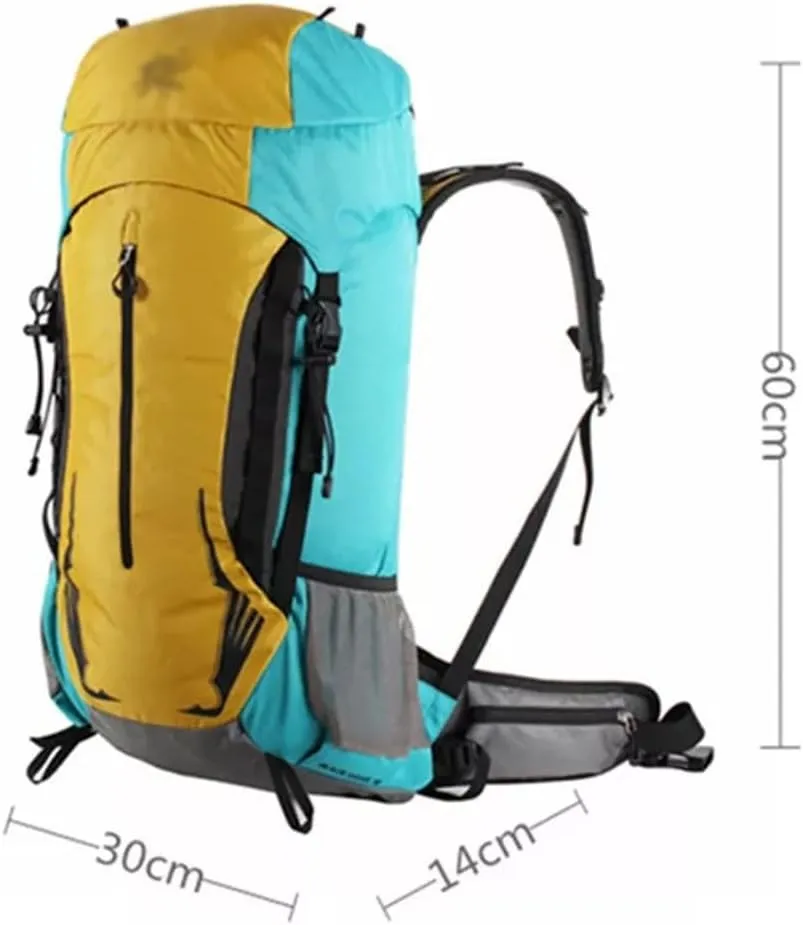 40L Outdoor Bag Hiking Sports Backpack Multi Pocket Travel Backpack Mountaineering Backpack(E)